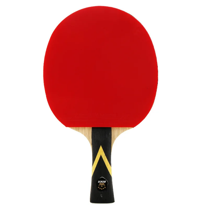 Professional 5 Stars Carbon Paddle PingPong Bat Set Table Tennis Racket For Training