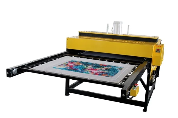 Double Heated Large Size Pneumatic Print tshirt Heat Press Machine