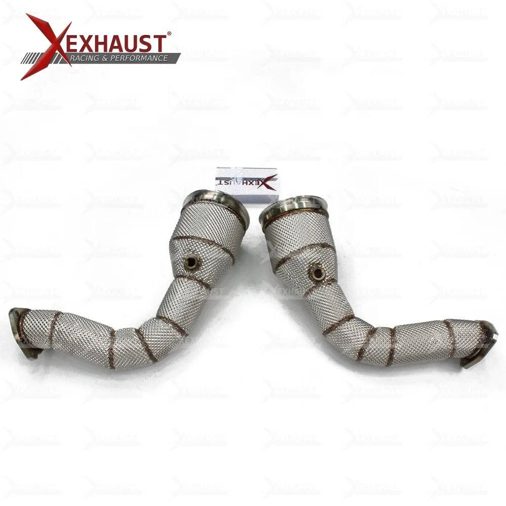 For Lamborghini URUS 4.0 V8 exhaust pipes downpipe heat shield catback exhaust tip valvetronic exhaust muffler