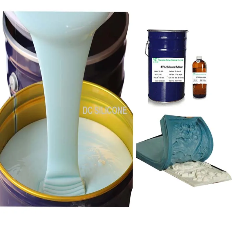 Concrete/Resin Mold Making RTV2 Silicone Rubber White Liquid Tin Cure Liquid Silicone