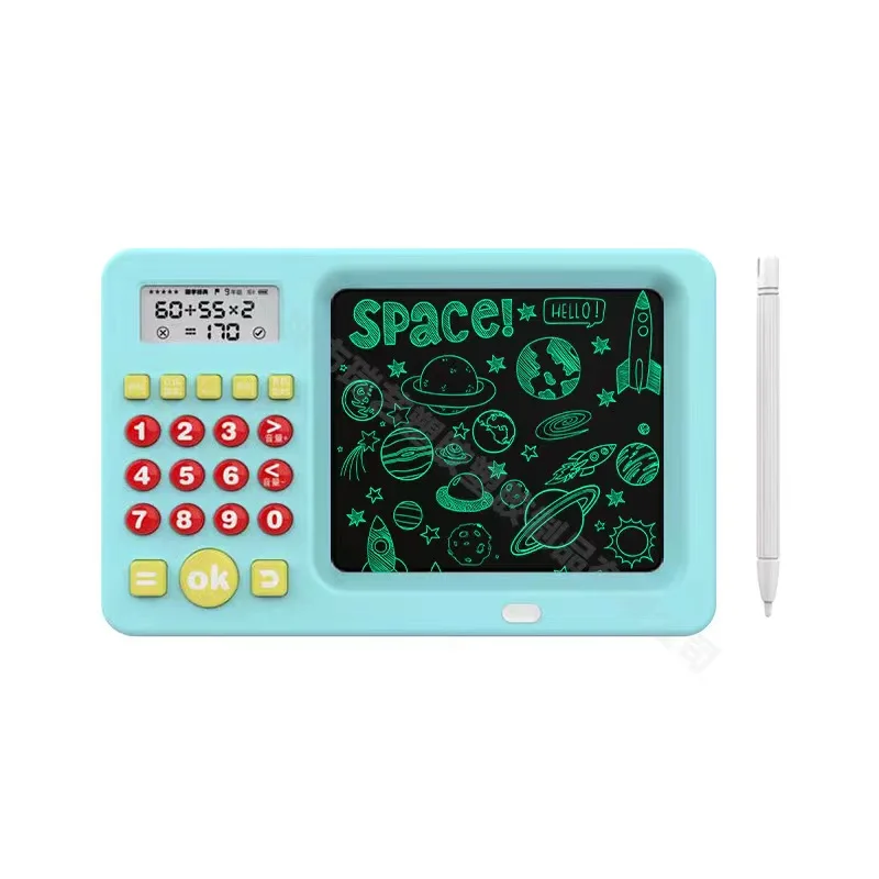 LCD Writing Board Early Learning Oral Calculation Math Machine with Voice Prompt Logical Thinking Coaching Training Machine