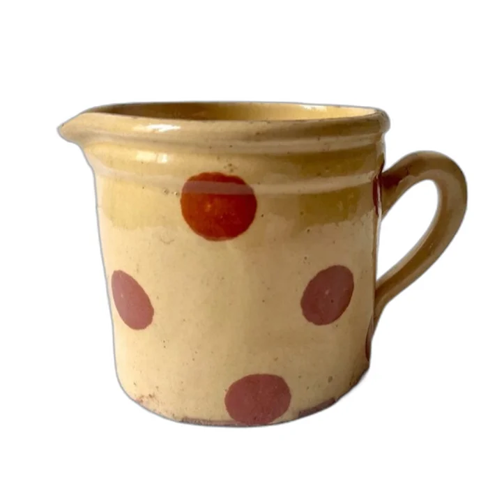 Terracotta Savoy polka dot milk jug