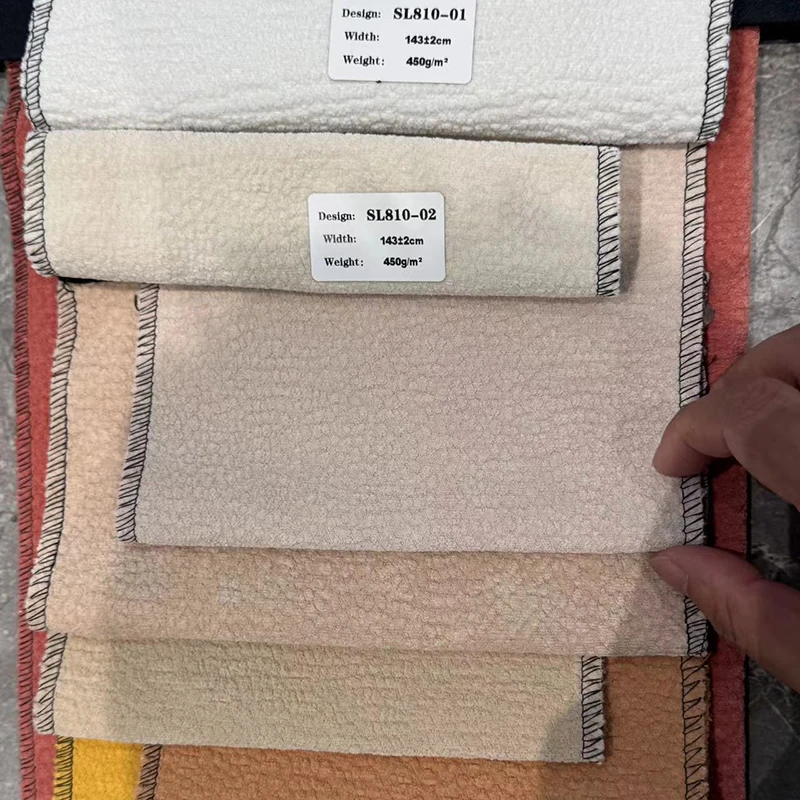 Microfiber Polyester Chenille Jacquard Fabric Sofa Fabric For Furniture Textile
