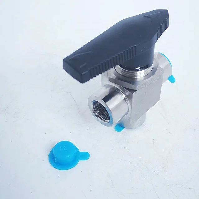 
Many Years Factory Medium Pressure Stainless Steel Female Thread Type 3 way Ball Valve 