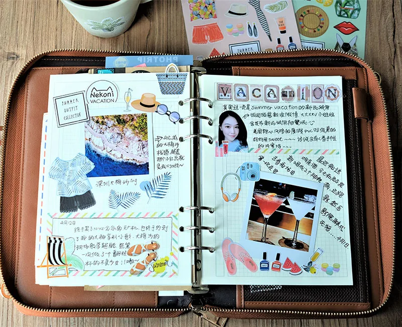 Nekoni Holiday Series Stickers Cut Sticker Adhesive Decals Decorative Decals Custom PVC Vinyl Decal for Hand Account