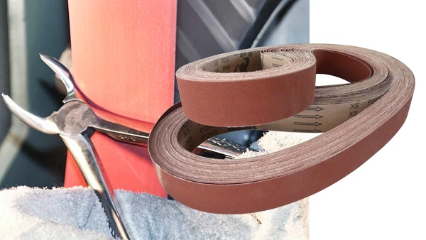 Industrial grade  Good quality Alumina abrasive cloth sanding belt X5  for metal