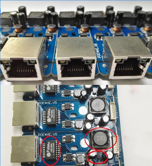 Active 18W PoE Splitter Isolated CCTV Monitor camera power adapter 48V to 9V