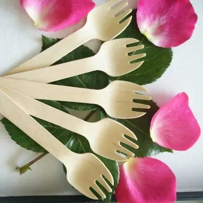 Eco-friendly Kitchen Accessories Wholesale Wooden Strong Knife Fork Spoons For Food dalian daylight wood