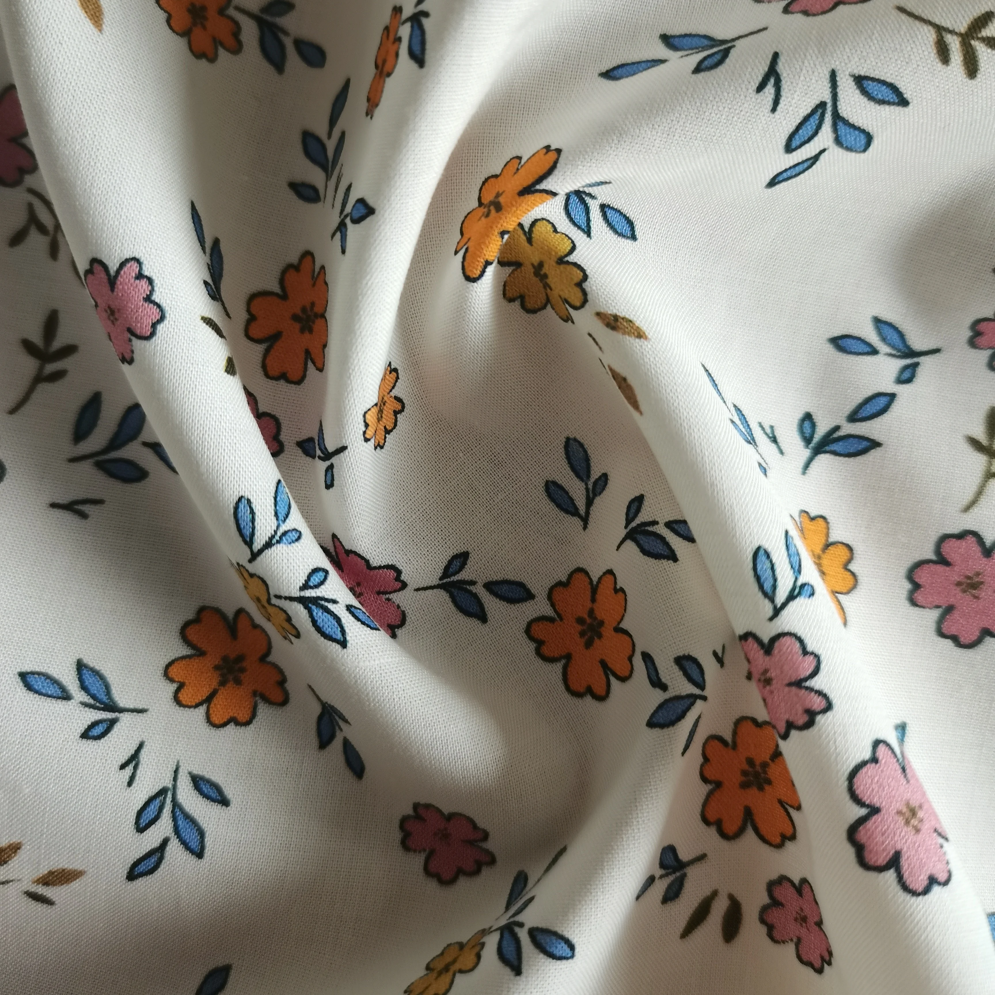  High quallity 21% silk 79% cotton women fabric