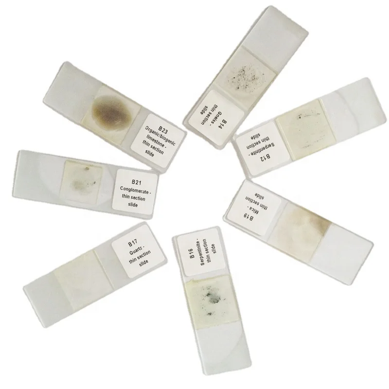 geography grinding section slides thin section prepared microscope slides sliding glass rocks