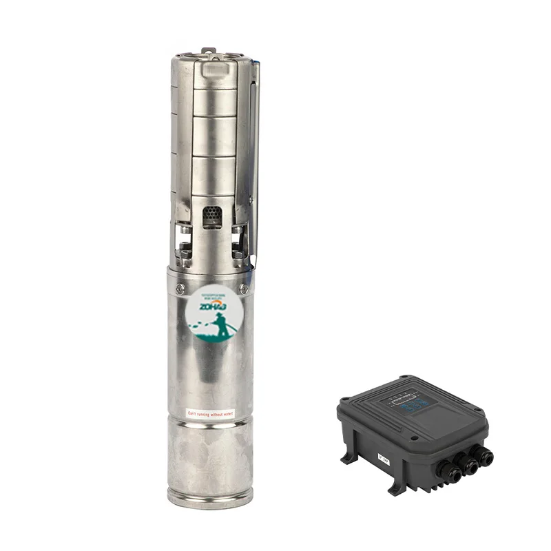 1500 Watt Solar Water Pump Agriculture Brushless Submersible Deep Well Solar Dc Pumps