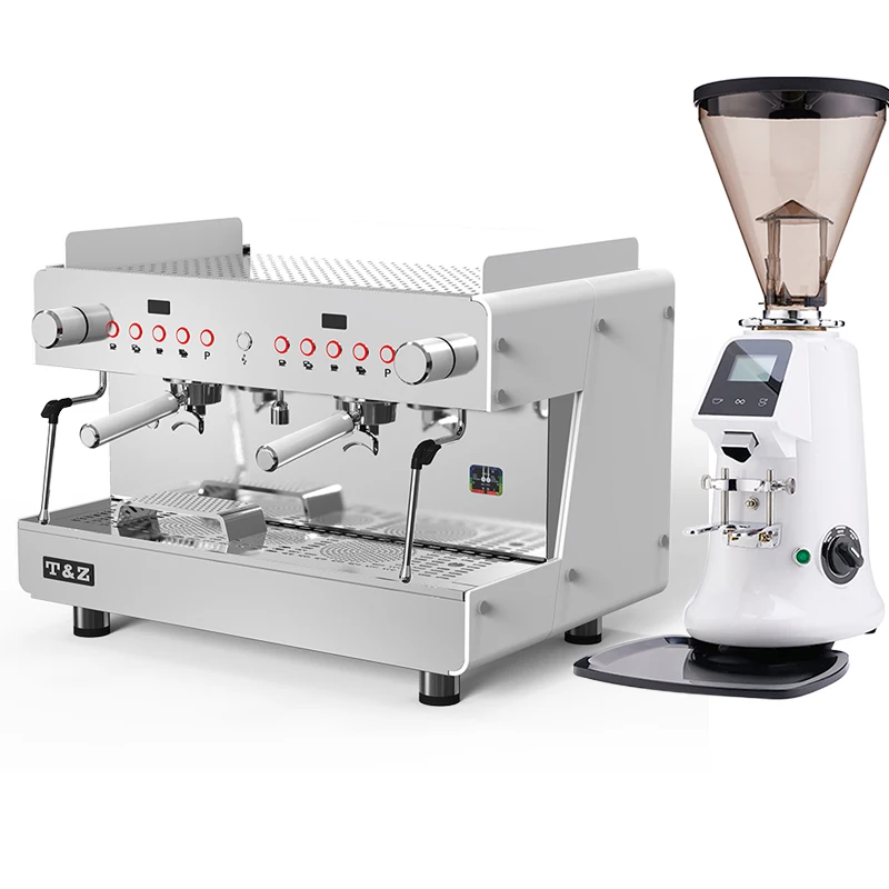 Commercial Barista Coffee Maker Semi Automatic Industrial Commercial Espresso Coffee Making Machine For Cafe Business