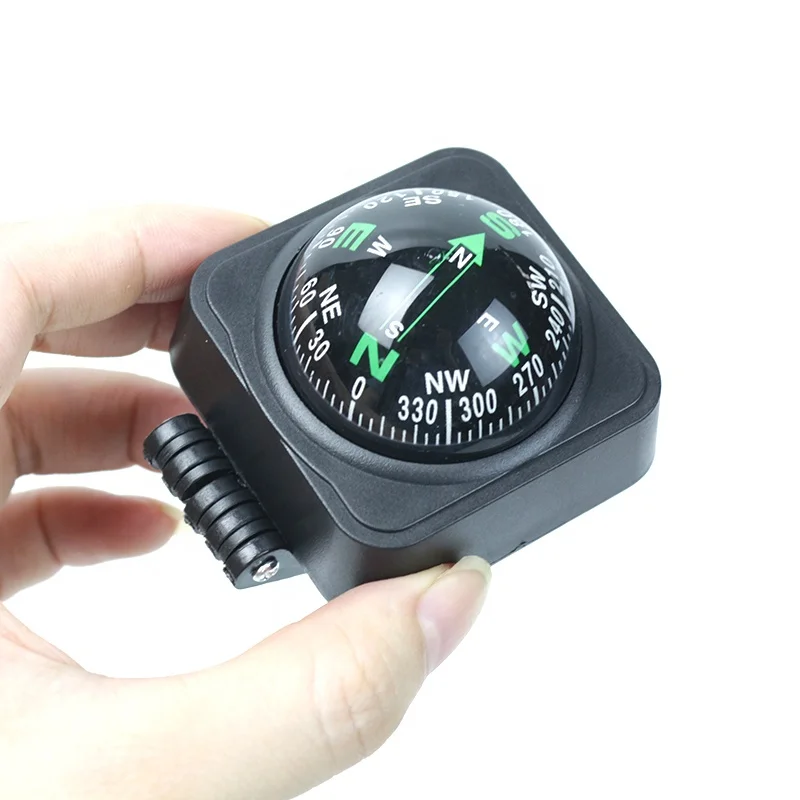 Navigation Dashboard Car Compass Custom Logo Compass Ball Compass Selfadhesive Navigation Ball Suitable for Car Truck Boat