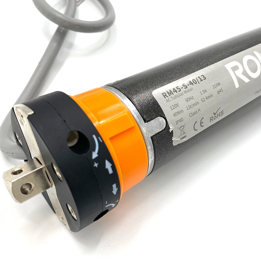 Стандартный трубчатый двигатель переменного тока Ronco 45 мм по низкой цене