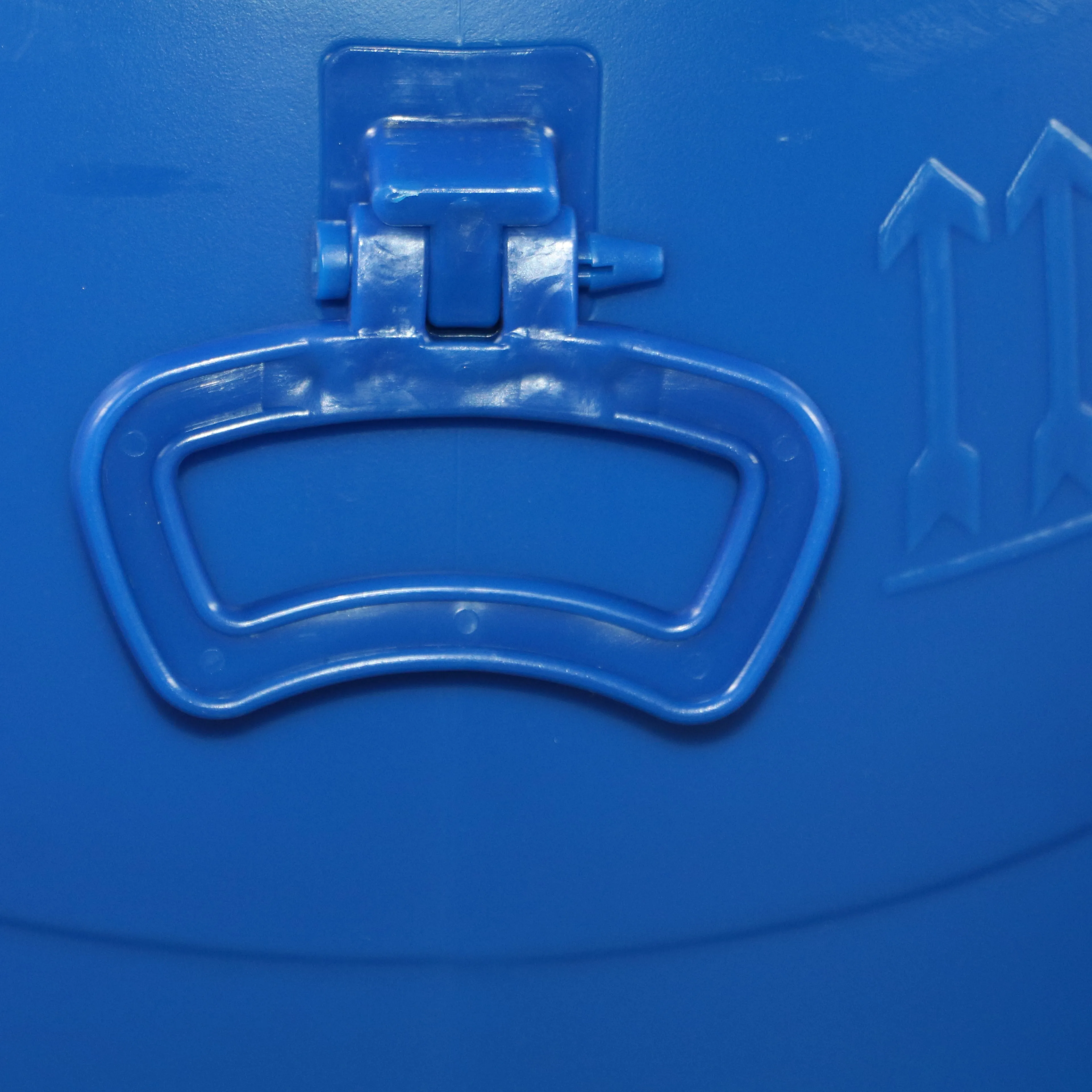  Синий пластиковый барабан с открытым верхом HDPE 60