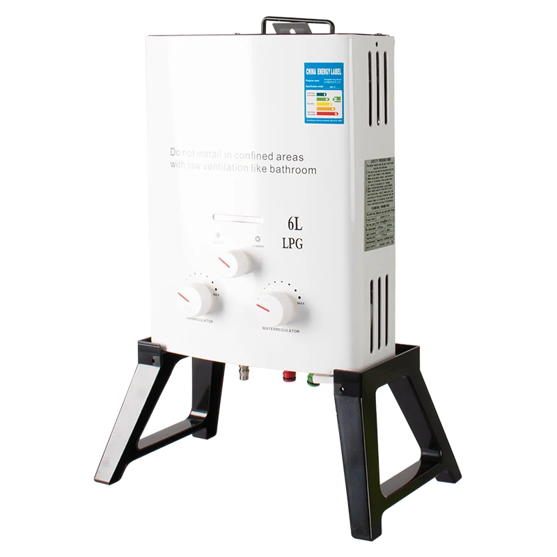 TOOFLO camping water heater 1.32 GPM /6 LPM  camping equipment interior outside shower from rv camper