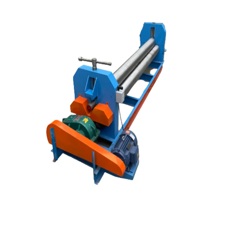 electric 3 rollers type metal roller plate rolling machine 1000mm for rolling