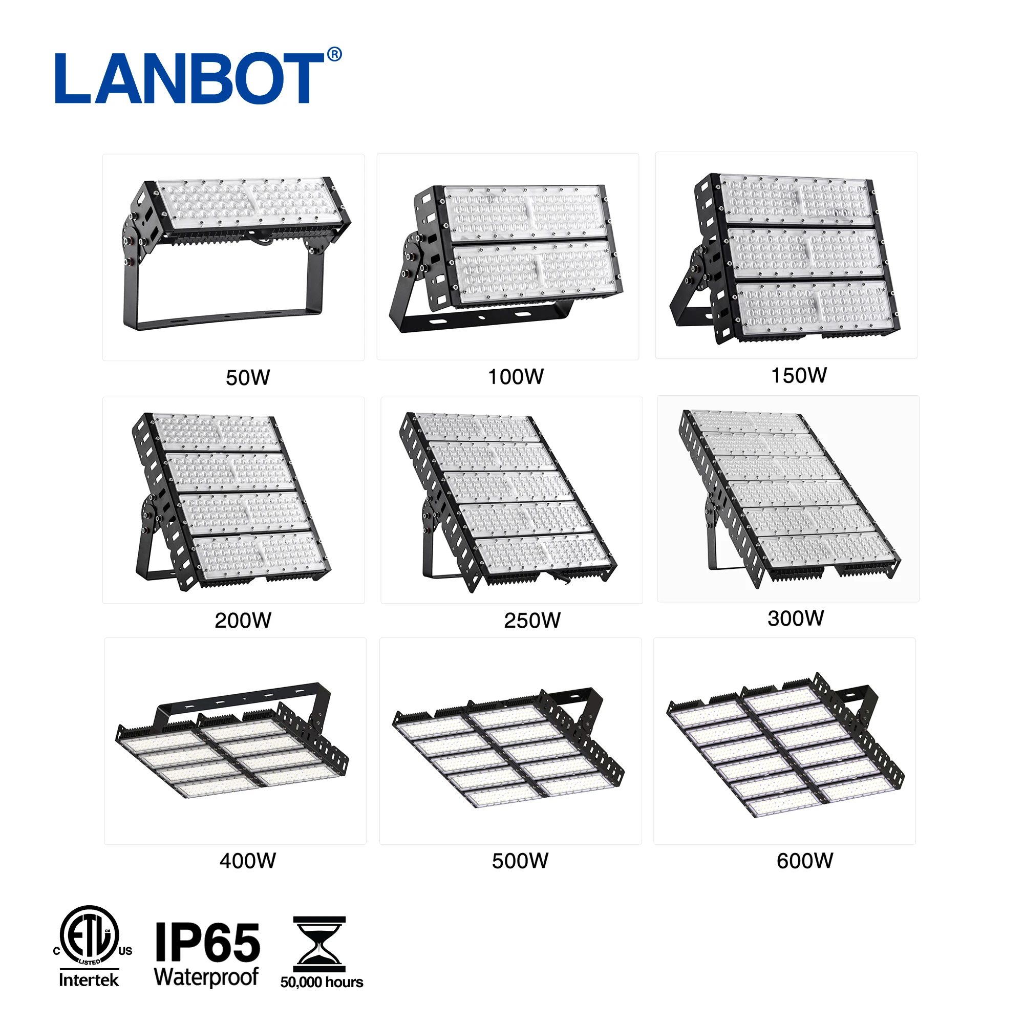  IP65 water proof Illuminated square LED floodl