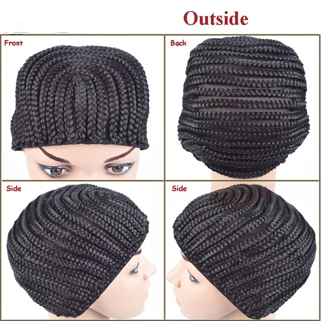 Wholesale Cornrow Cap For Easier Making Wig Less Stress On Your Natural Hair Braided Wig Cap Net For Black Women