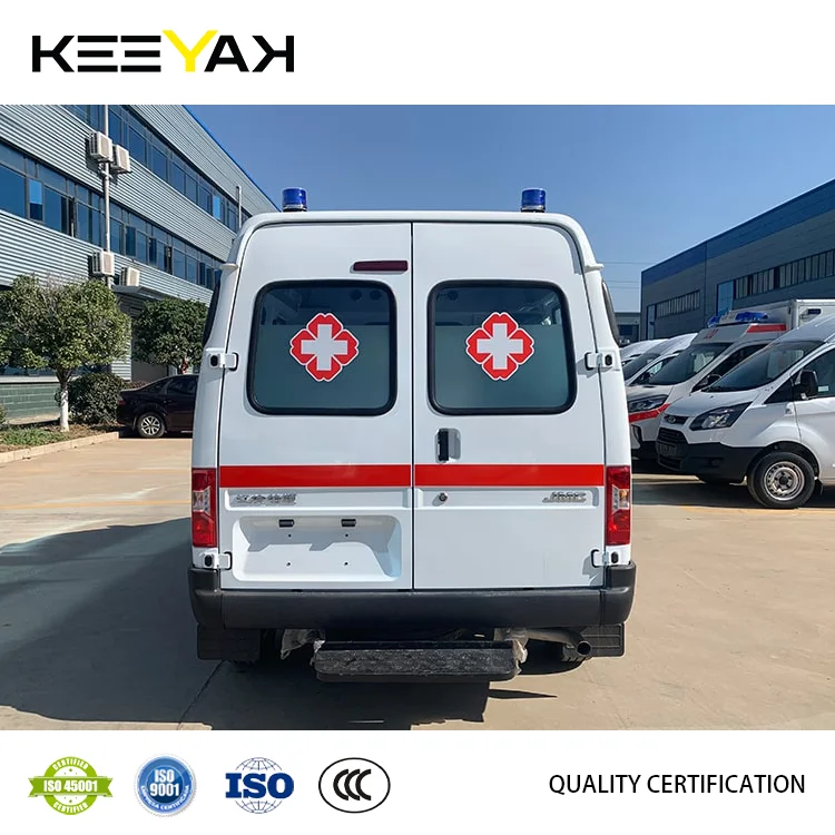 Jmc 4*2 китайский автомобиль скорой помощи госпиталь перевезти по инвалидности 85 кВт фургон 6 евро для продажи