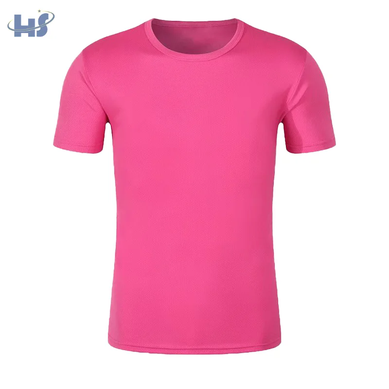 Wholesale Mens Curved Hem Round Cut High Quality Gym Work Out t Shirt In Polyester