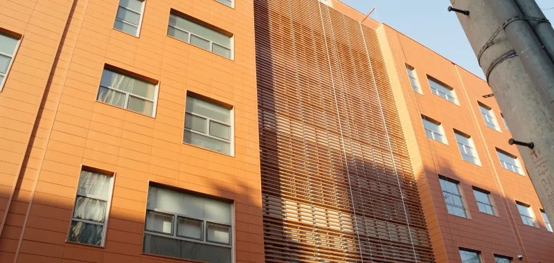 Foshan terracotta louver for facade wall