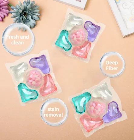 Factory hot sale all-in-one laundry gel beads laundry liquid granule capsules washing beads softly clean and leave fragrance