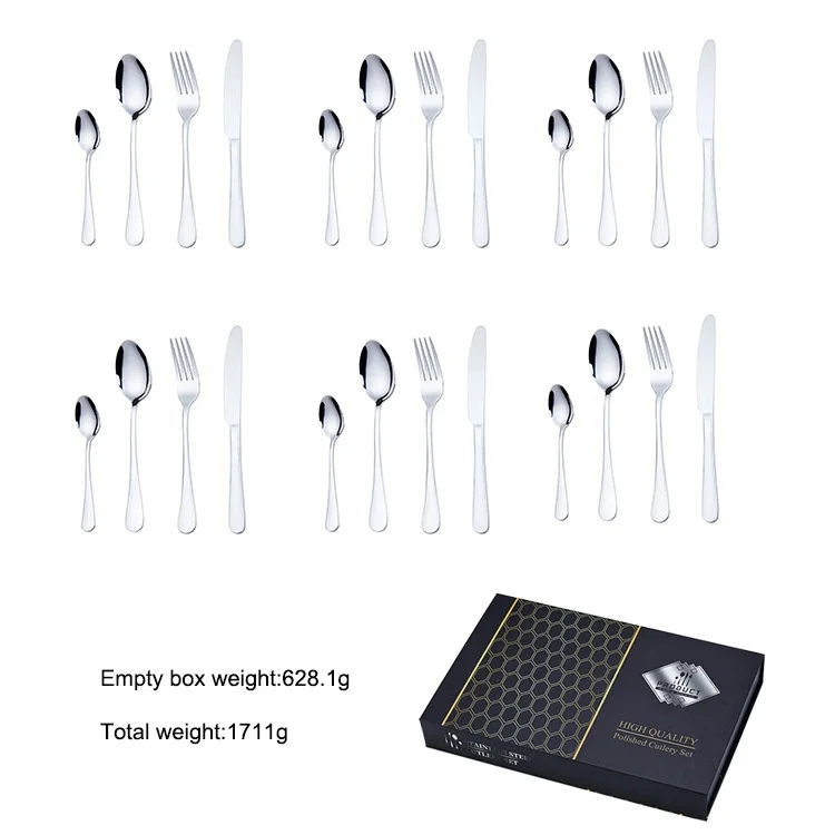 
stainless steel gold cutlery set 24 pcs cutlery sets 16 pcs dinner set 