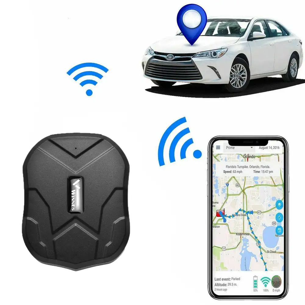 GPS Tracker Car WINNES TK905 5000mAh 2G Vehicle Tracker GPS Locator Waterproof Magnet Voice Monitor Free Web APP