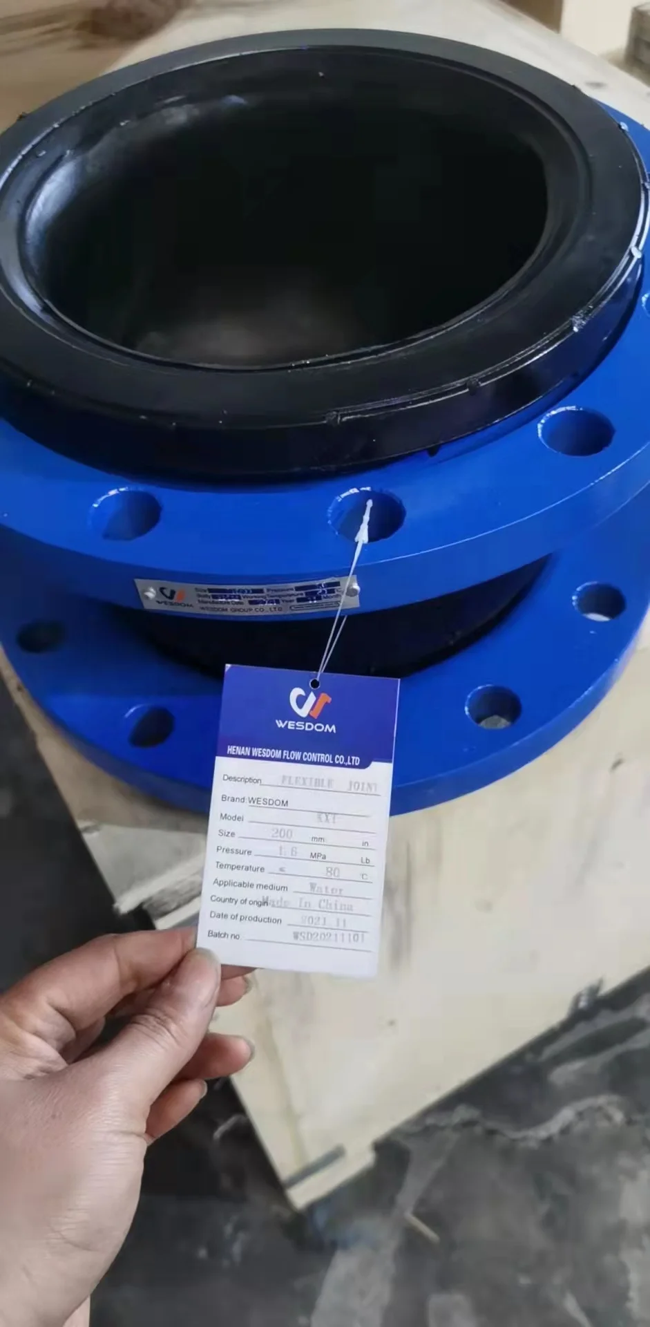 2024 Forged Steel Flange Flexible Rubber Expansion Joint for solving pipe vibrate