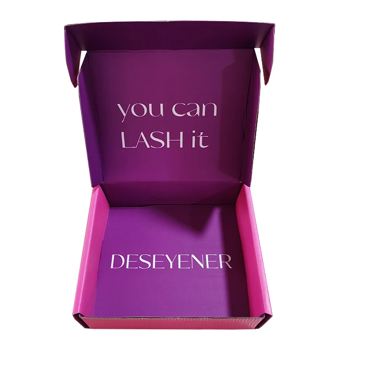 Product Customize Mailer Box Packaging Printing Clothes Apparel Corrugated Custom Wig Boxes with Logo Packaging