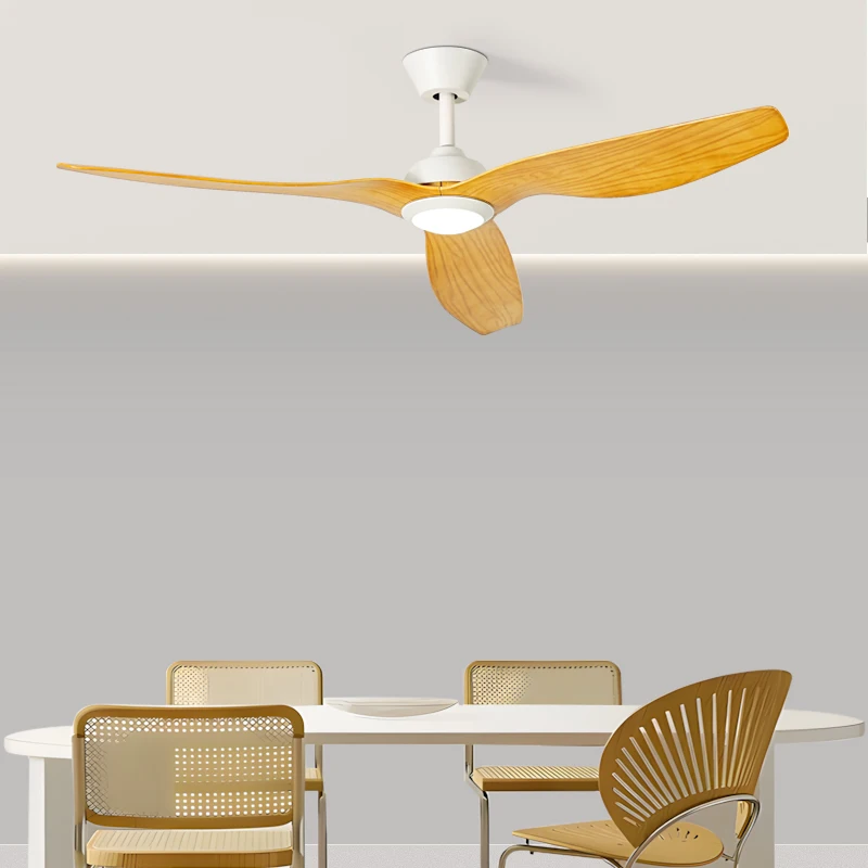 Modern Simple LED Ceiling Fans with Remote Control BLDC DC Motor 3 Blades for Home-Silient Living Room & Bedroom Fans