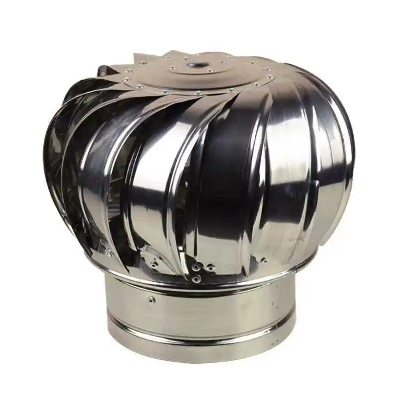no power Roof extractor turbo wind driven turbine ventilation air roof fan for workshop