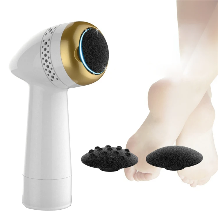 Professional rechargeable pedicure tool foot file electric callus remover with vacuum set
