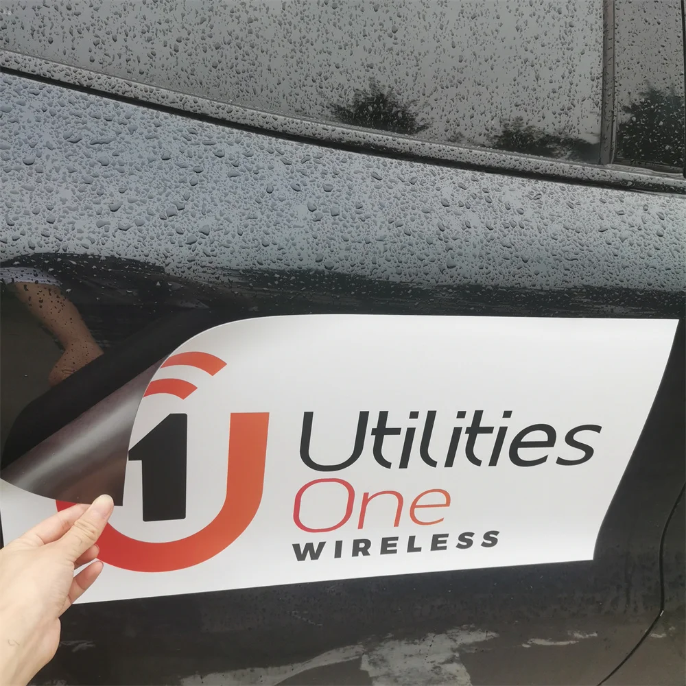 Custom High Quality Car Magnetic Stickers Printing, Magnetic Vehicle Signs Printing