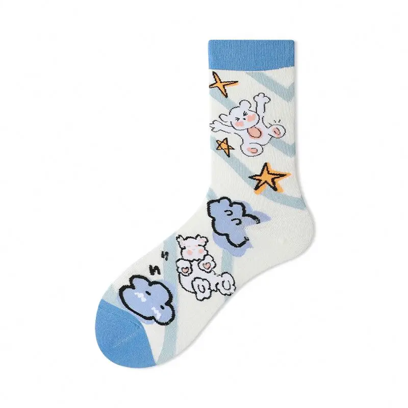 Manufacturer Supplynew Style Multiple Bunny And Bear Fashion Style Lovely Mens Cartoon Socks