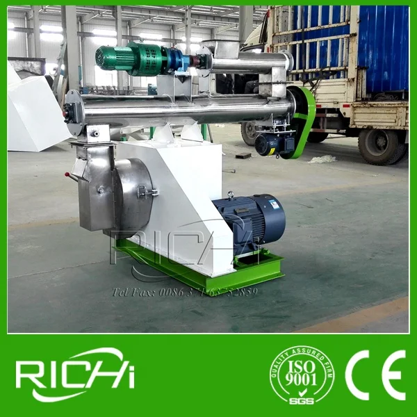 RICHI Factory Chicken/Animal/Cow Feed Pellet Machine Production Line 1ton 2ton