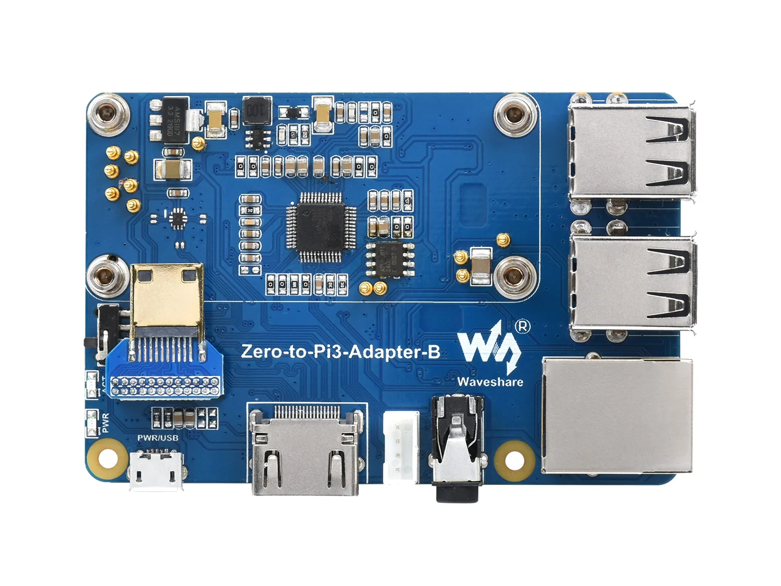 WM8960 Hi-Fi Sound Card HAT for Raspberry Pi, Stereo CODEC, Play/Record