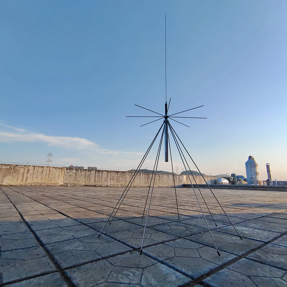 long range discone antenna 25-3000mhz outdoor wide band antenna stainless steel omni base station antenna
