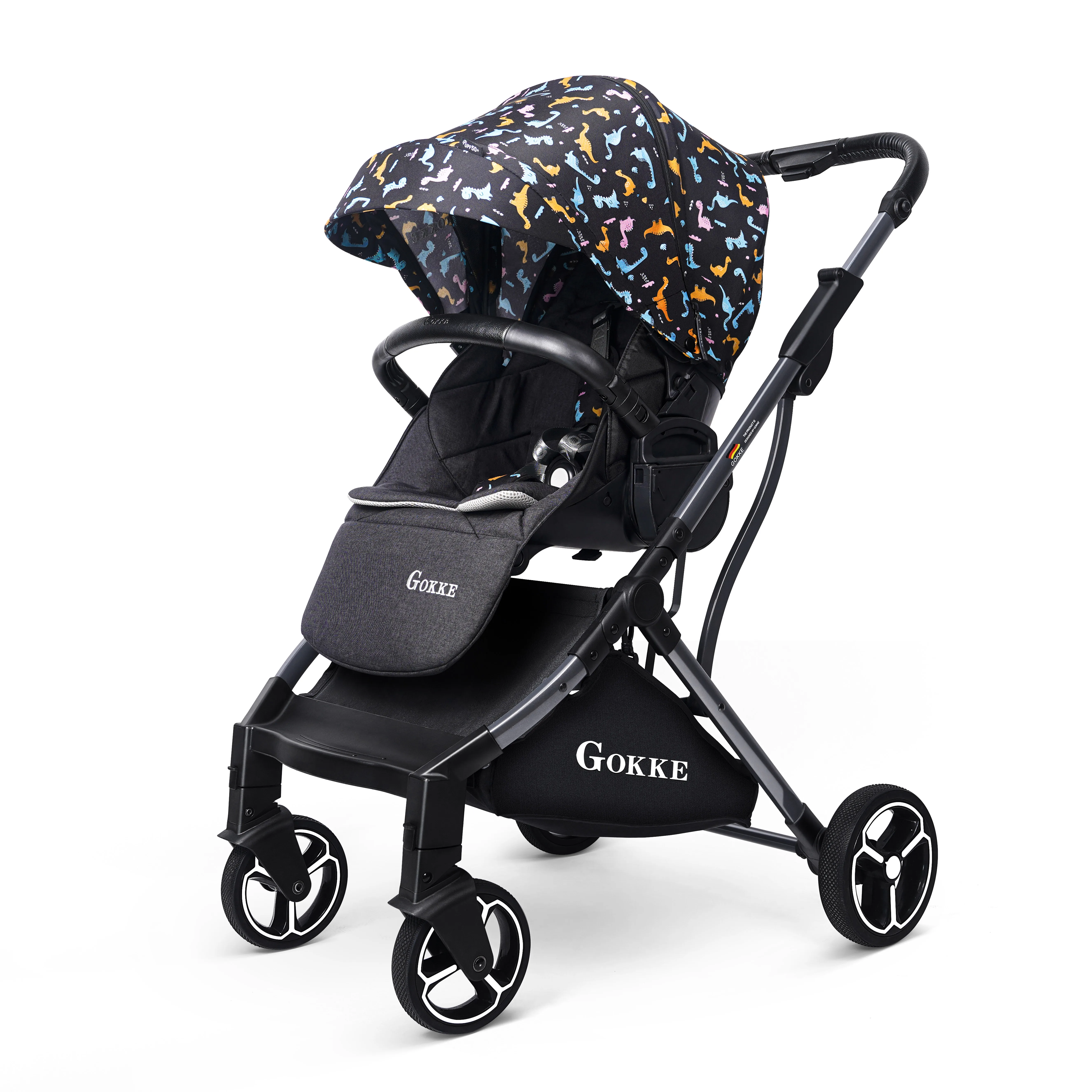 small MOQ pram stroller for new born baby easy folding poussette bebe 3 in 1 baby stroller with reversible seat