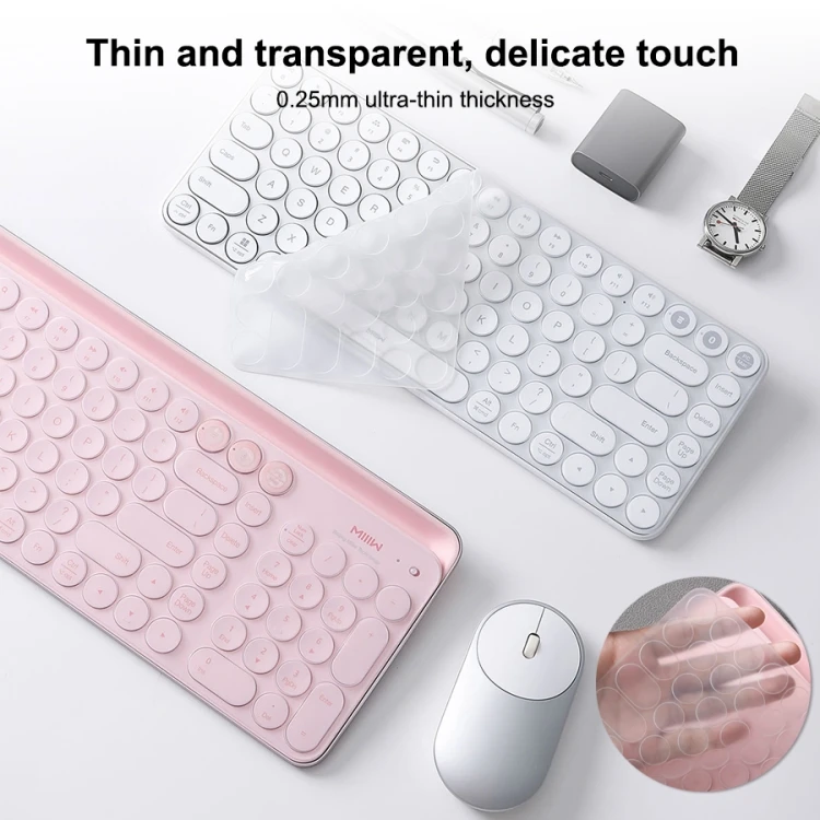 Высококачественные экологически чистые материалы Xiaomi Youpin Защитная пленка для MIIIW 85 клавиш Беспроводная клавиатура прозрачная