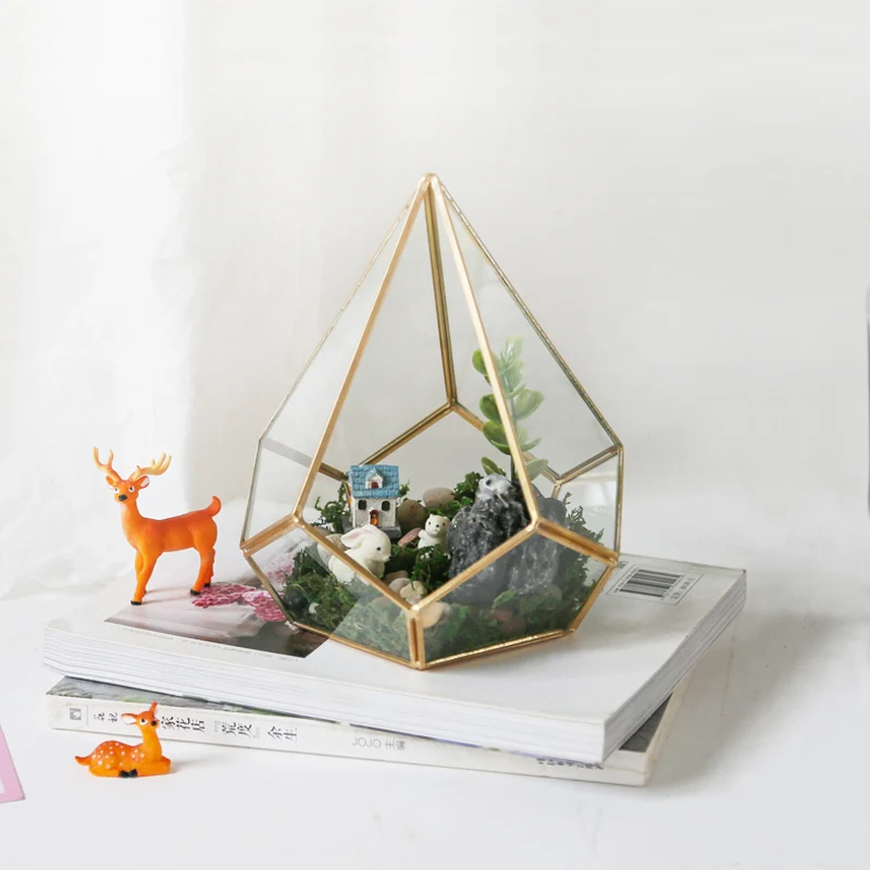 Изысканная стеклянная теплица, декоративные стеклянные контейнеры, Заводские на заказ