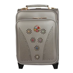 soft oxford Luggage skd 12 pcs ckd pp hard semi-finishe travel luggage sets 3 pieces trolley suitcase set carry on luggage