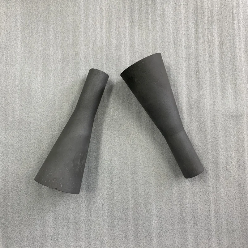 Good wear resistance sic silicon carbide ceramic conical nozzle for metallurgy