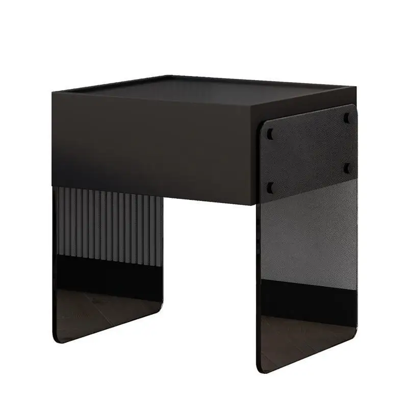 Italian minimalist bedside table, modern and design, creative Nordic bedroom ins storage