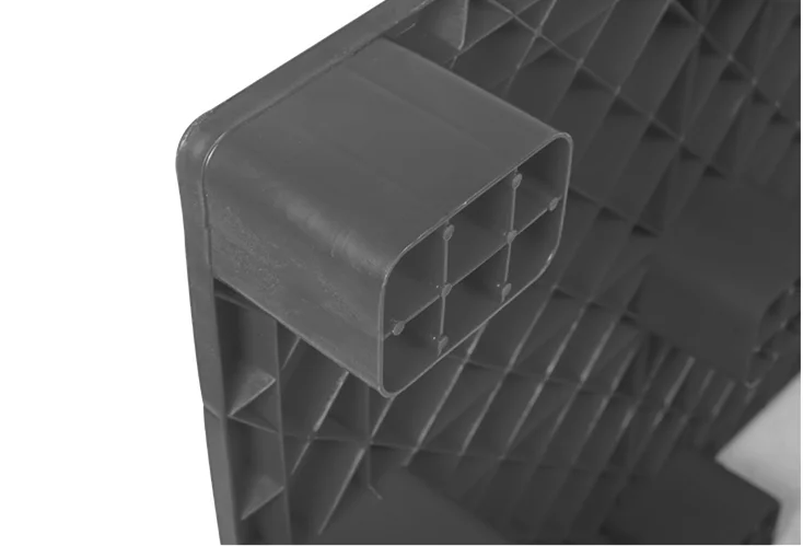 Manufacturer Stackable Single Faced Nine Legs Heavy Duty Pallet Plastic Tray Wholesale