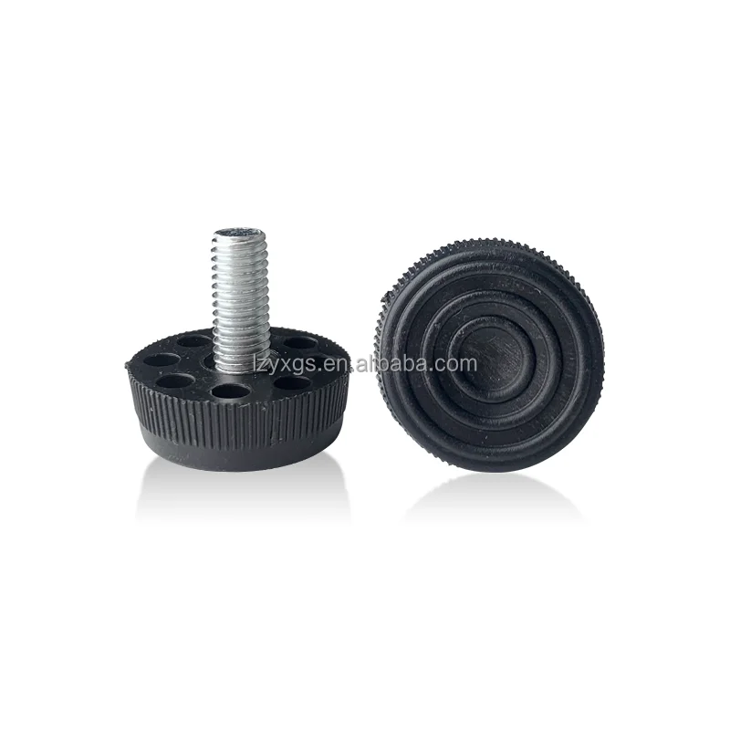 M8*18*30mm Diameter Eight-hole Adjustable Foot Conical Support Foot Stainless Steel Shelf Footpad Cabinet Display Cabinet