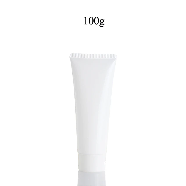 Fuyun offset printing plastic cosmetic 100ml clear plastic tube with screw cap empty