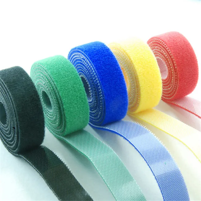 Custom size colorful low profile back to back cable tie