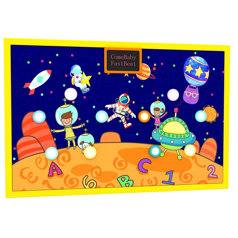 Children Science Museum Air Maze Scarf Wall Playground Interactive Scarf Shooter Games For Indoor